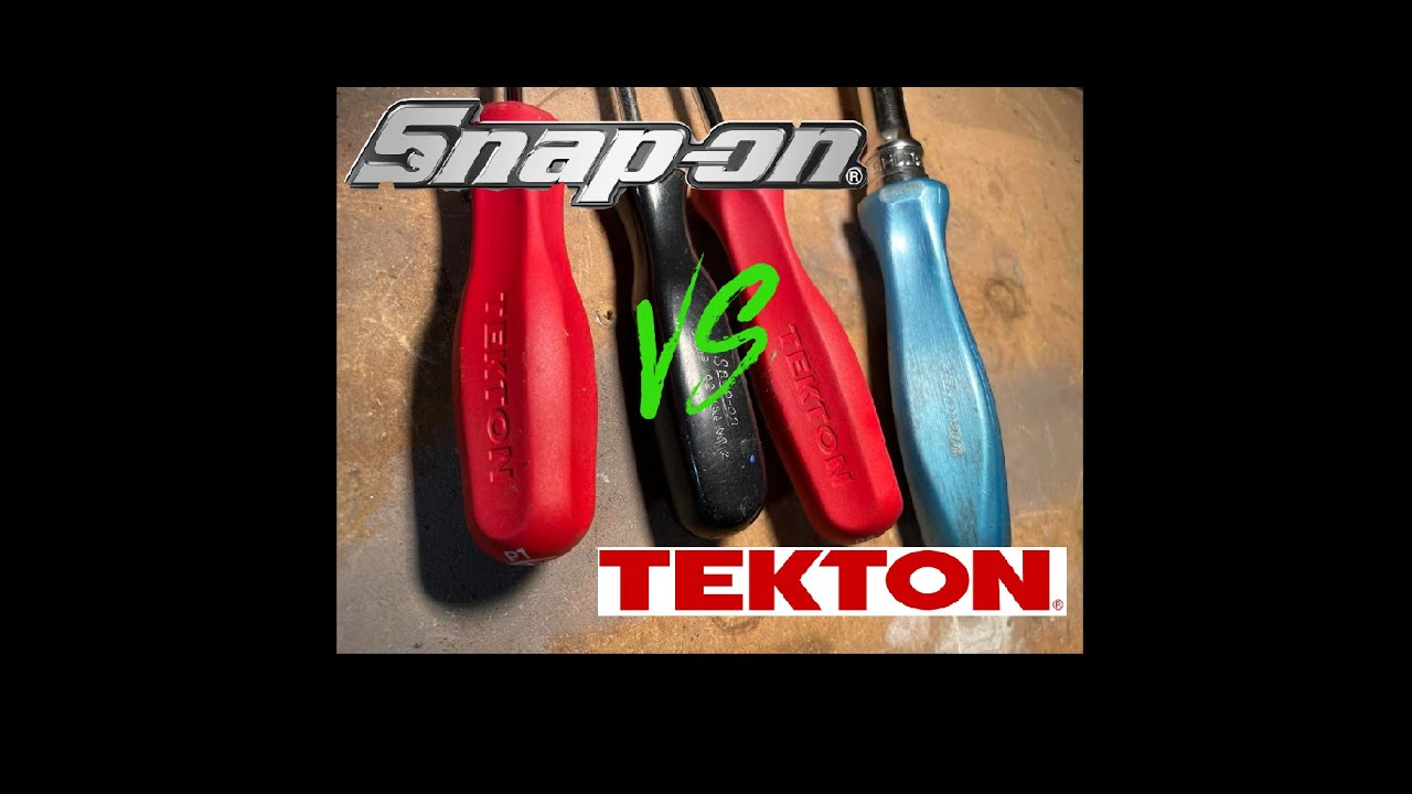 Tekton VS SnapOn 2 Philips Screwdriver Comparison YouTube