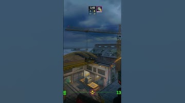 CS2 TRAIN — Smoke conector desde T spawn.  #nocrosshair #cs2 #csgo #counterstrike  #shorts