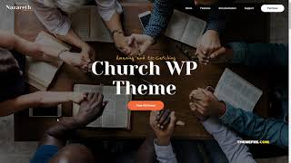 Nazareth Church amp Religion WordPress Theme  Brantley Matty screenshot 3