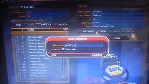 Making a new car in NR2003