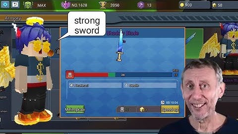 Shadow Blade power in build and shoot - Blockman go