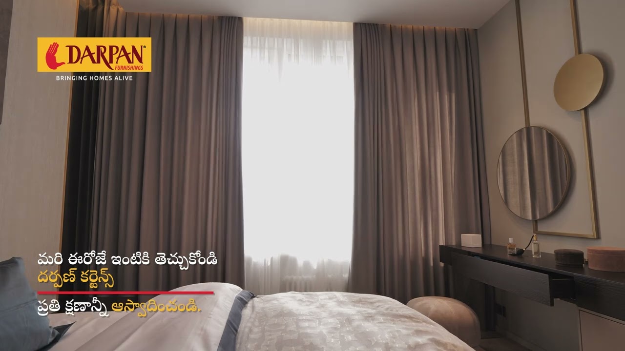 Cozy Blackout Curtains from Darpan Furnishings