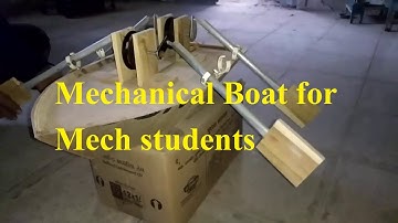 Final Year Mechanical Engineering Project ideas - Mechanical Rowing boat