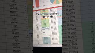 2025 Ultimate Assignment Tracker  Spread sheet #student #study #productivity #digitalplanner