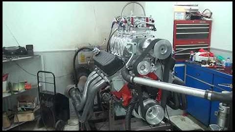 SECOND BBC 789HP 540 BLOWER ENGINE DYNO RUN FOR ZACK EXCAVATING BY WHITE PERFORMANCE AND MACHINE