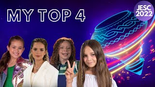 Top 4 Junior Eurovision 2022  🇲🇹 | JESC 2022