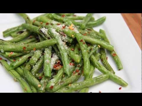 Parmesan Garlic Roasted Green Beans Recipe