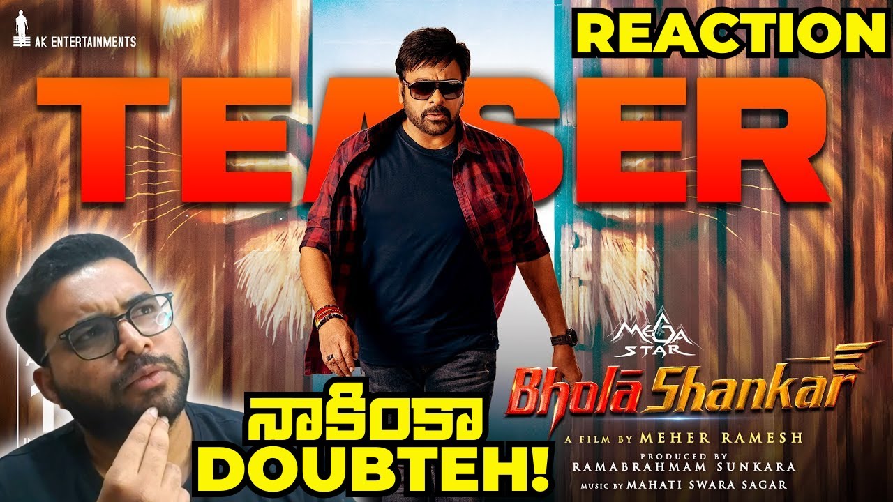Bholaa Shankar Teaser REACTION | Megastar Chiranjeevi, Keerthy Suresh Tamannaah | Meher Ramesh |