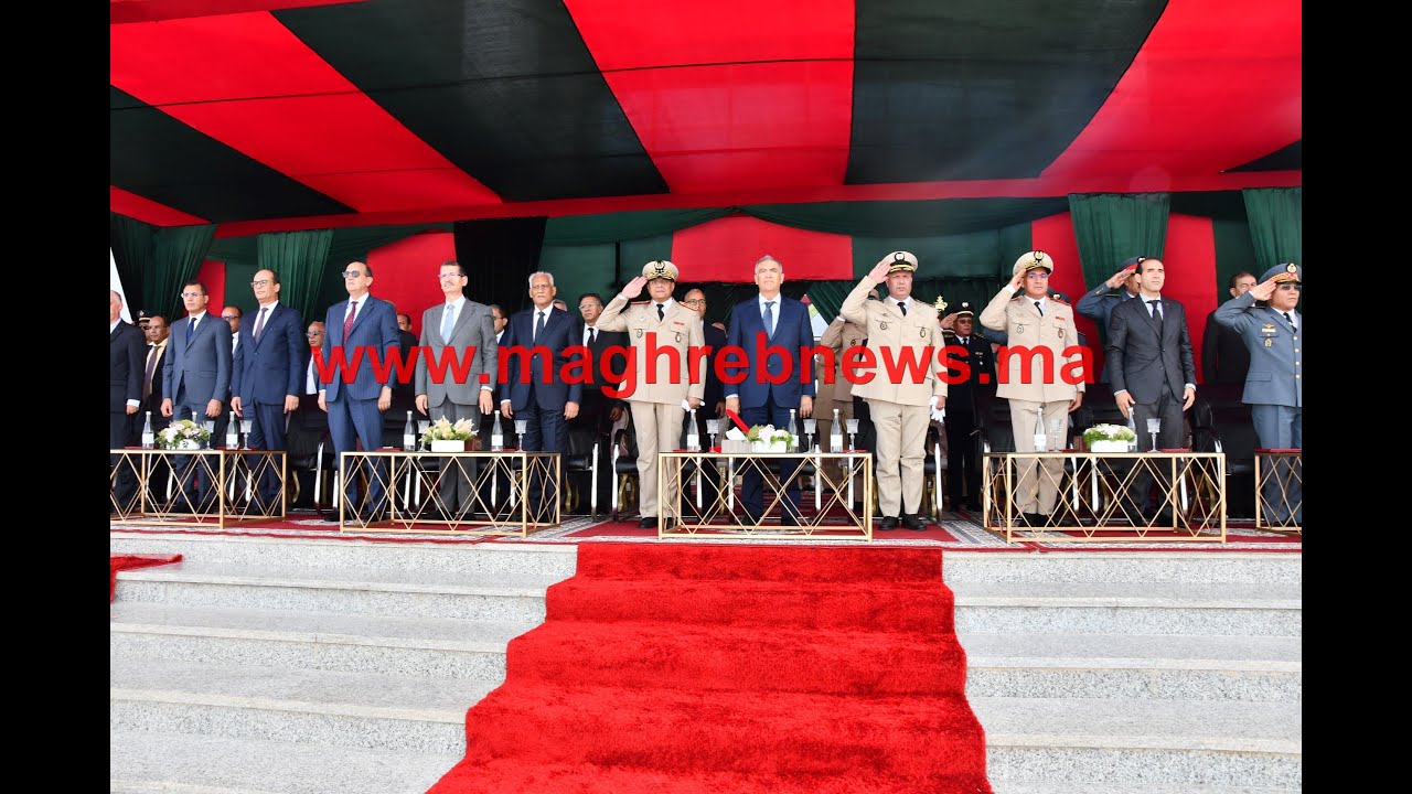 الجزء الثالث من حفل تخرج أفواج مدرسة تكوين أطر القوات المساعدة ببنسليمان برسم الموسم 2023/2022