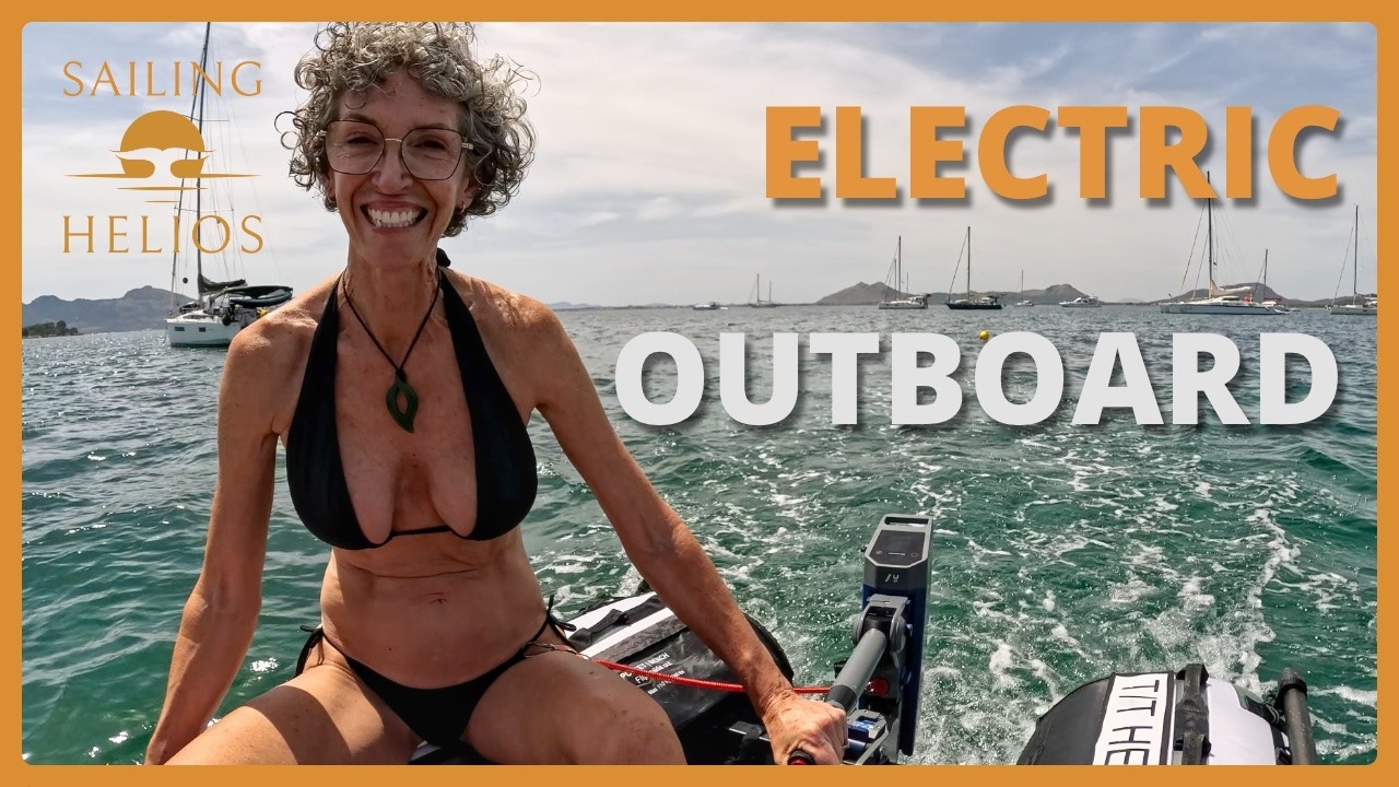 ⁣Sailing Mallorca's Rugged Coast to Port de Pollenca | First Time Using Our New Electric Outboard!