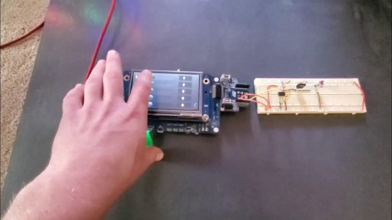 TouchGFX STM32H735G-DK PWM Dimming - YouTube