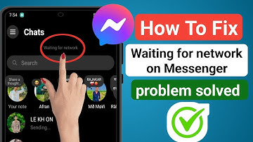 How To Fix Facebook messenger waiting for network Problem solved (2024) |