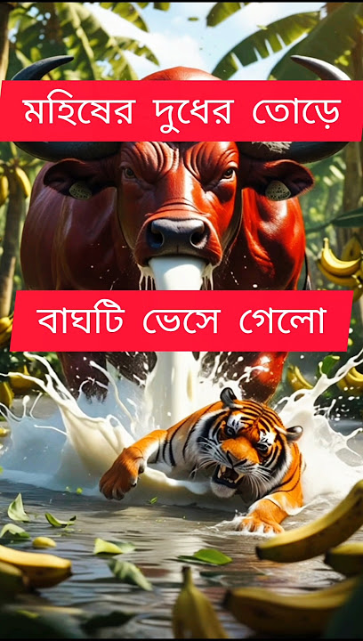 The Buffalo That Fought a Tiger with Milk!#shorts #facts