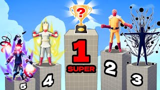 SUPER TOURNAMENT of ALL STRONGEST UNITS | TABS  Totally Accurate Battle Simulator