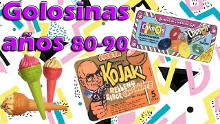 Golosinas y pasteles años 80 90