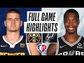 Denver Nuggets vs. San Antonio Spurs Full Game Highlights | December 9 | 2022 NBA Season