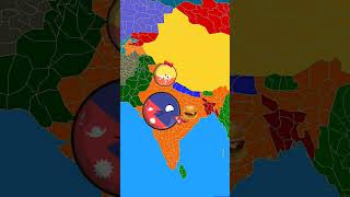 India eat spicy burger😂 #countryballs #funny #map #memes #geography