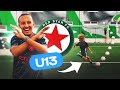 Jaffronte une ppite du red star de 13 ans il est beaucoup trop chaud