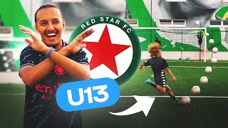 J'AFFRONTE UNE PÉPITE DU RED STAR DE 13 ANS (il est beaucoup trop chaud)