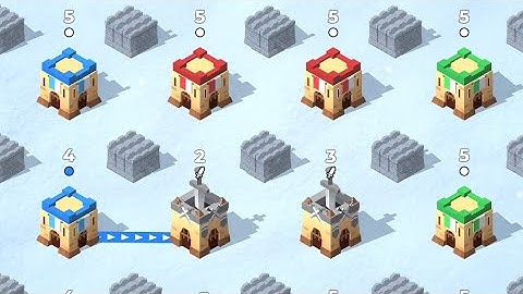 Conquer the Tower ( strategy game )! level 54-55 - android,ios