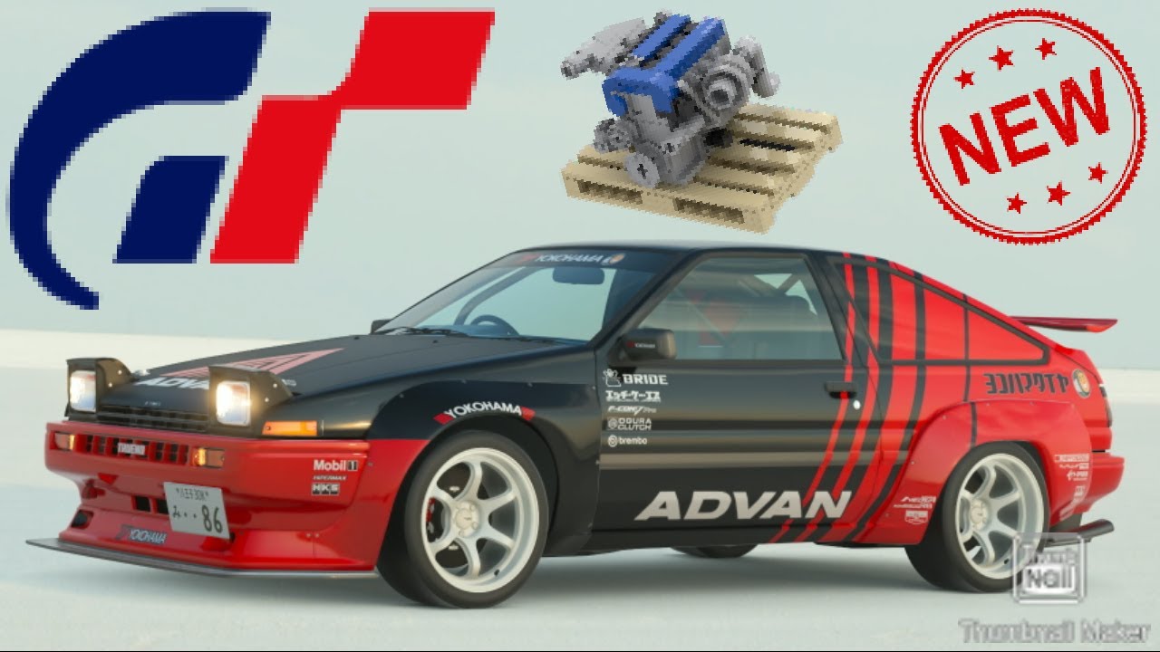 【AE86チューン】 NEW* Gran Turismo 7 - Swapped Toyota Sprinter Trueno AE86 Pro Tune