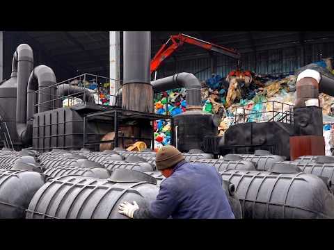 How to Make Septic Tank using Waste Vinyl. Incredible Korea Process Of Recycling thumbnail