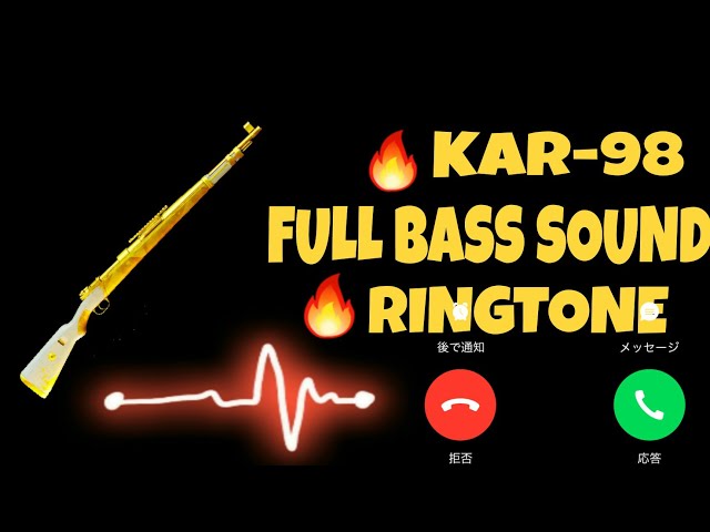 🔥PUBG - KAR98 BASS SOUND - KAR98 BAS RINGTONE - KAR98  SOUND - SHOT SOUND ON DEMAND - [HIGH QUALITY] class=