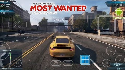 Need for Speed: Most Wanted 2012 Gameplay (HD 60) Winlator 11 (Windows Emulator) Android