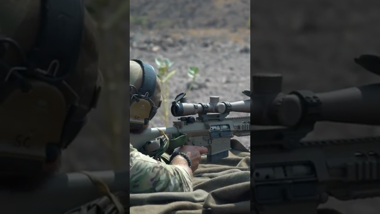 USAF SOF TACP deployed to Djibouti, Africa fire M107, Barrett .50 Cal, and M110 SASS 