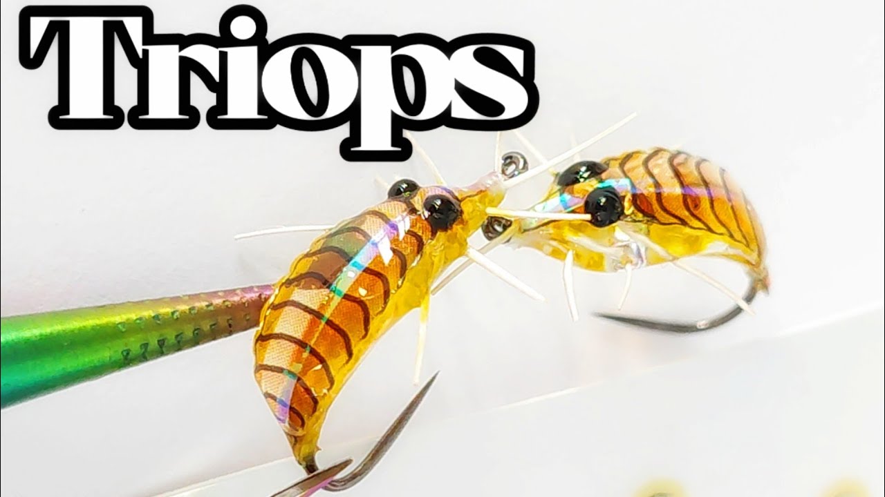 *Вязание мушек из триопса 😉💯