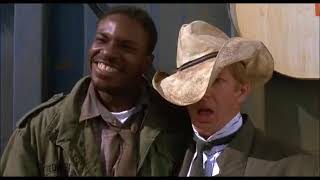 Men at work 1990 Carl  & James Find a dead body while on their route scene