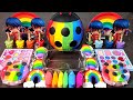 ASMR Rainbow Miraculus Ladybug Slime Mixing Random Into Slime #ASMR#Slime#satisfying