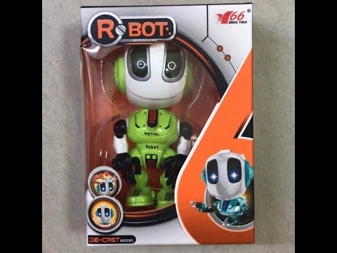 Интерактивный Робот Литой Metal Robot зеленый (код: 49096)
