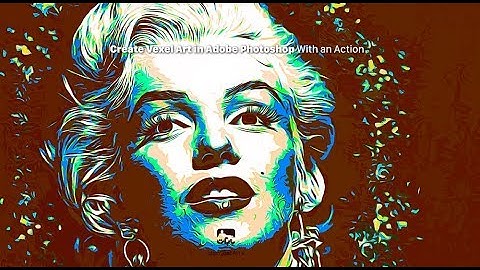 Create Vexel Art in Adobe Photoshop With an Action BabArt iR