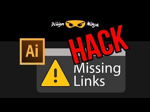 HACK 1 of 2: Missing Links Hack: Adobe Illustrator or PDF: DESIGN NINJA #15