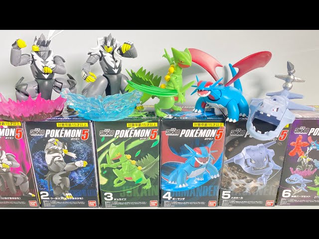 Shodo Pokemon５ Unboxing Action Figure Japanese Candy Toys Youtube