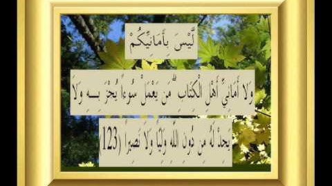 القران الكريم سورة النساء الأية 123.wmv
