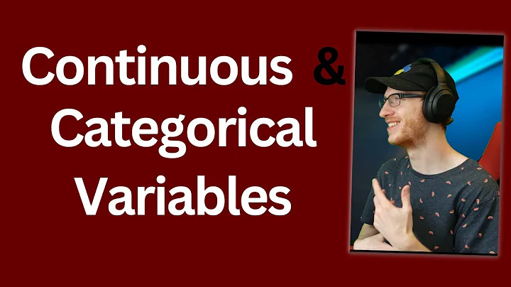 Continuous vs Categorical Variables | Regression vs Classification | ML Fundamentals 2