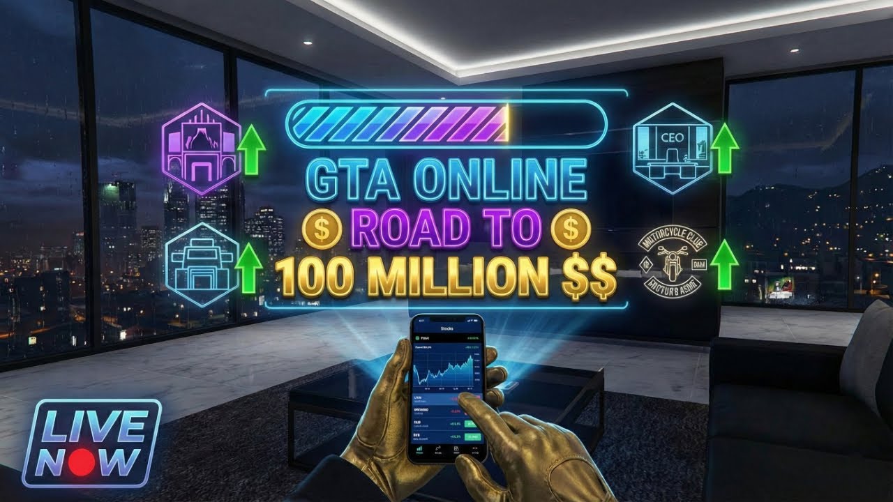 GTA 5 online Live Until 100 Million $$$ 🔥 