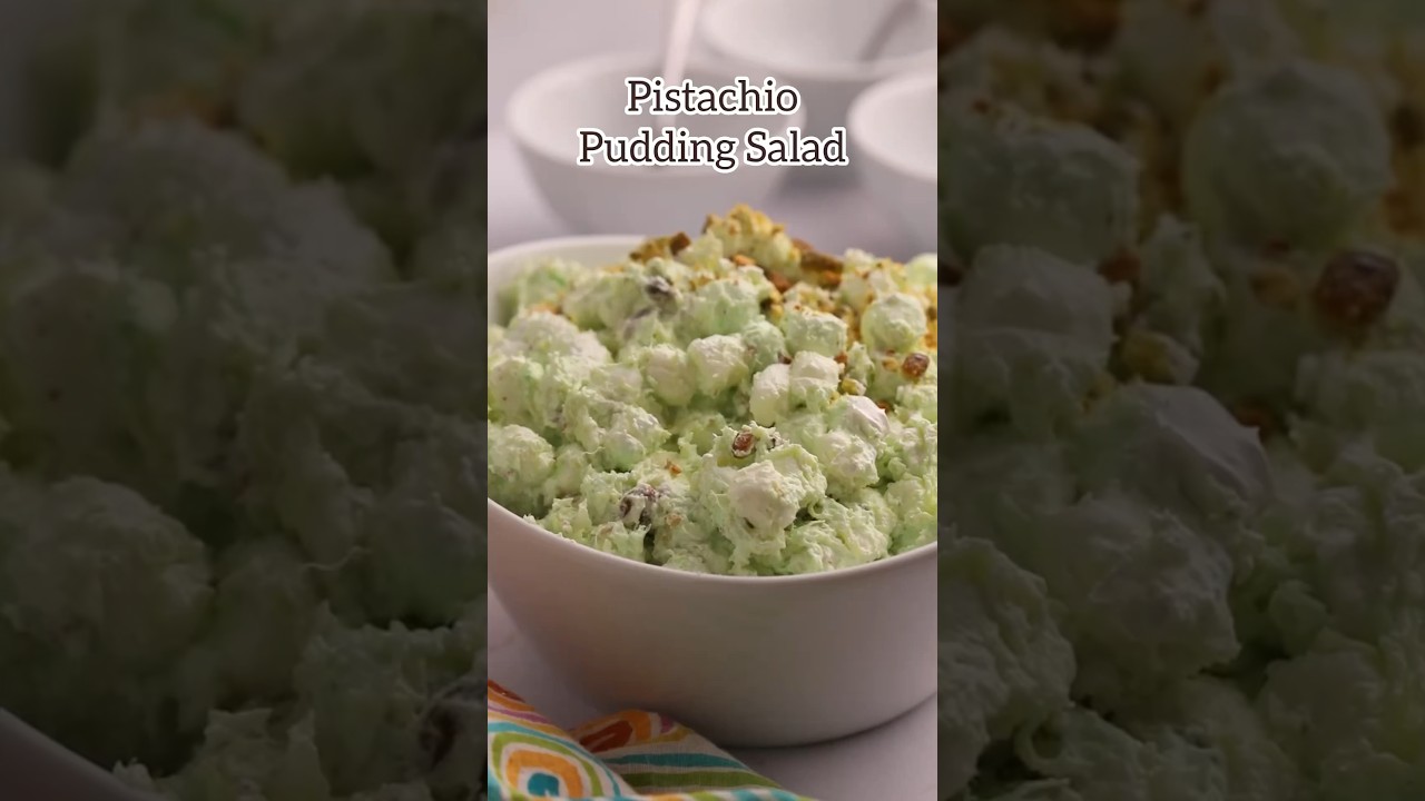 Рецепт салата с фисташковым пудингом 