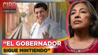 Actriz Ángeles Cruz exige renuncia del gobernador de Oaxaca tras asesinato de su hermano | Ciro