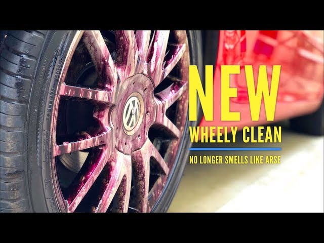 New Wheely Clean 50/50 test with a pressure washer. 