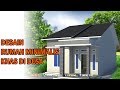 Desain rumah sederhana khas rumah di kampung menggunakan google sketchup