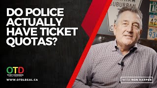 DO POLICE ACTUALLY HAVE TICKET QUOTAS?