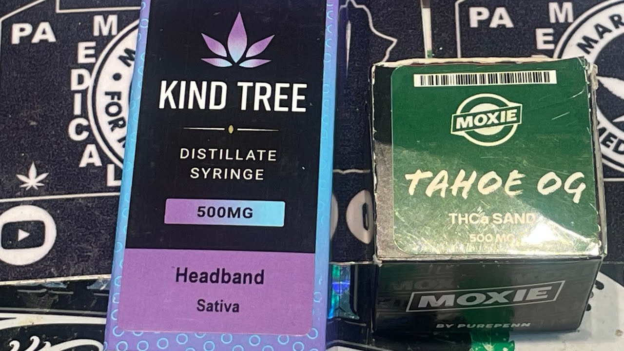 KIND TREE headband DISTILLATE mix MOXIE TAHOE OG THCa SAND
