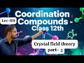 Lec-09 Crystal field theory|Splitting of d-orbital to octahedral field and tetrahedral field