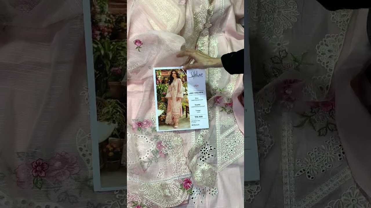 Eid collection luxury embroidery article's available order now 03005244007