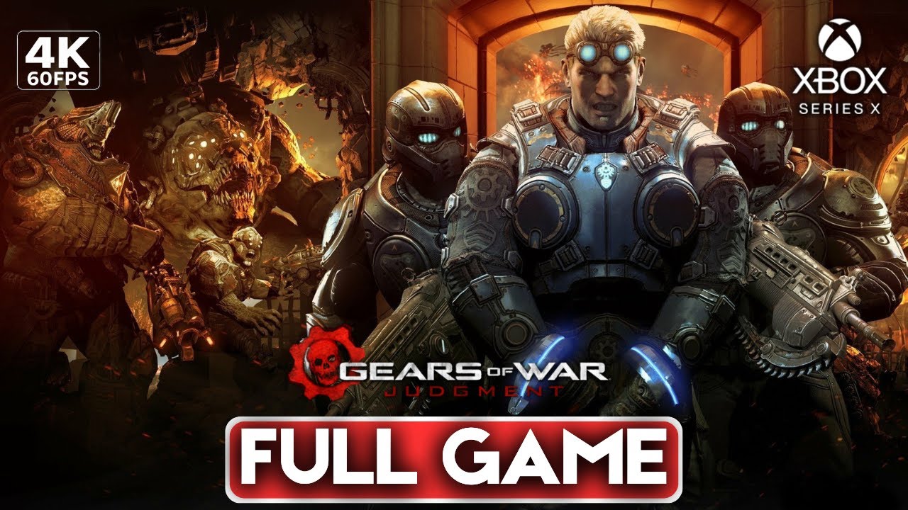 GEARS OF WAR JUDGMENT Gameplay Walkthrough [4K 60FPS XBOX SERIES X] - No Commentary