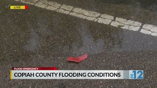 Copiah County flooding conditions