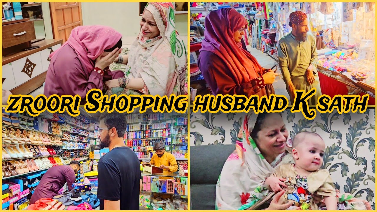 Husband Ki Ess Harkat Ne Shocked kardia🥺 Zroori Shopping ki Husband k Sath. Amber Nsz Official ♥️
